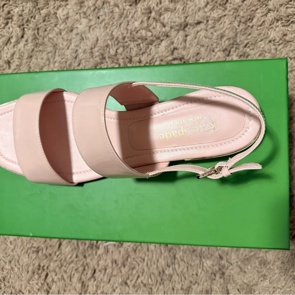Kate Spade Pink Patent Sandals